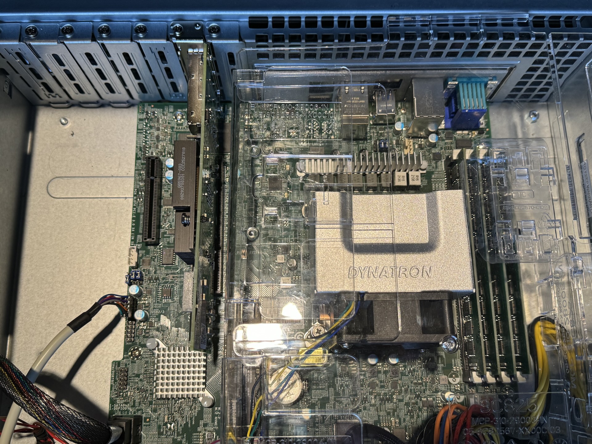 X12STH-F Motherboard, CPU PCIe Slot 6 with Intel X710-DA2