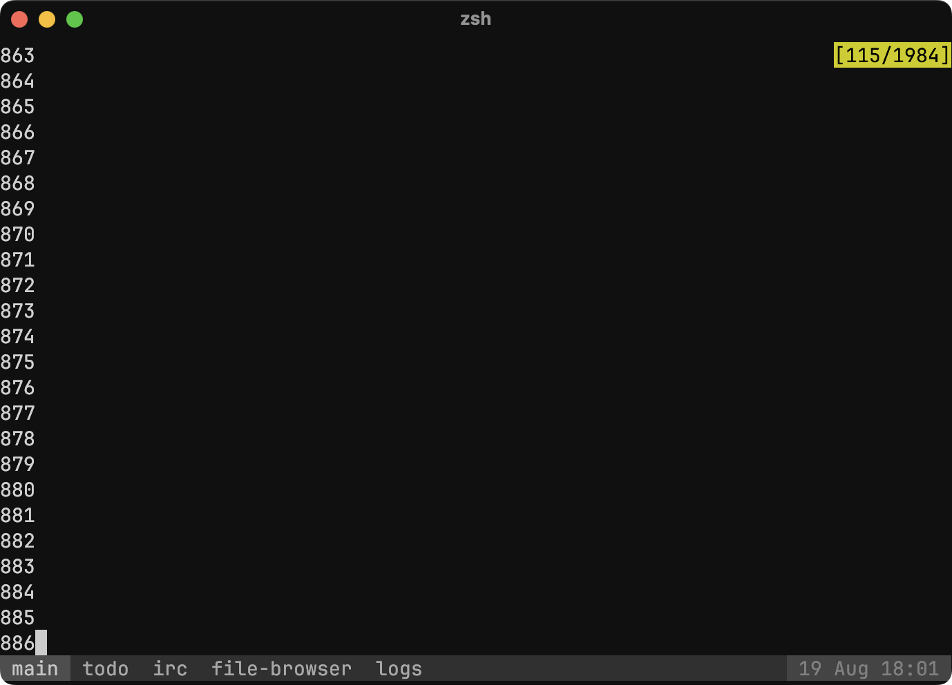 tmux mouse scroll