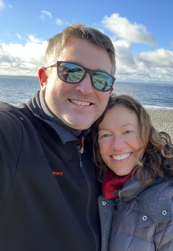 Mark and Alicia at Carkeek Park